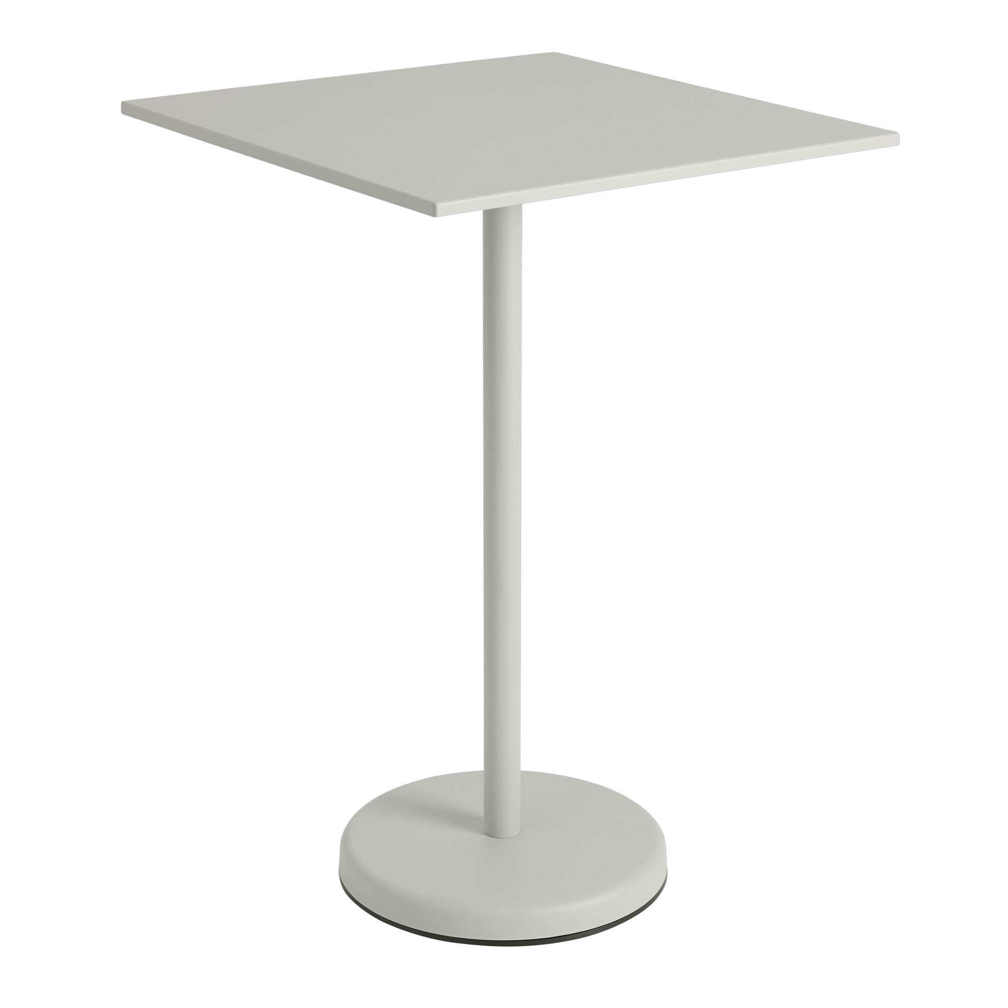 Muuto - Linear Steel Bistrotisch | 70 x 70 cm, H 105 cm / grau