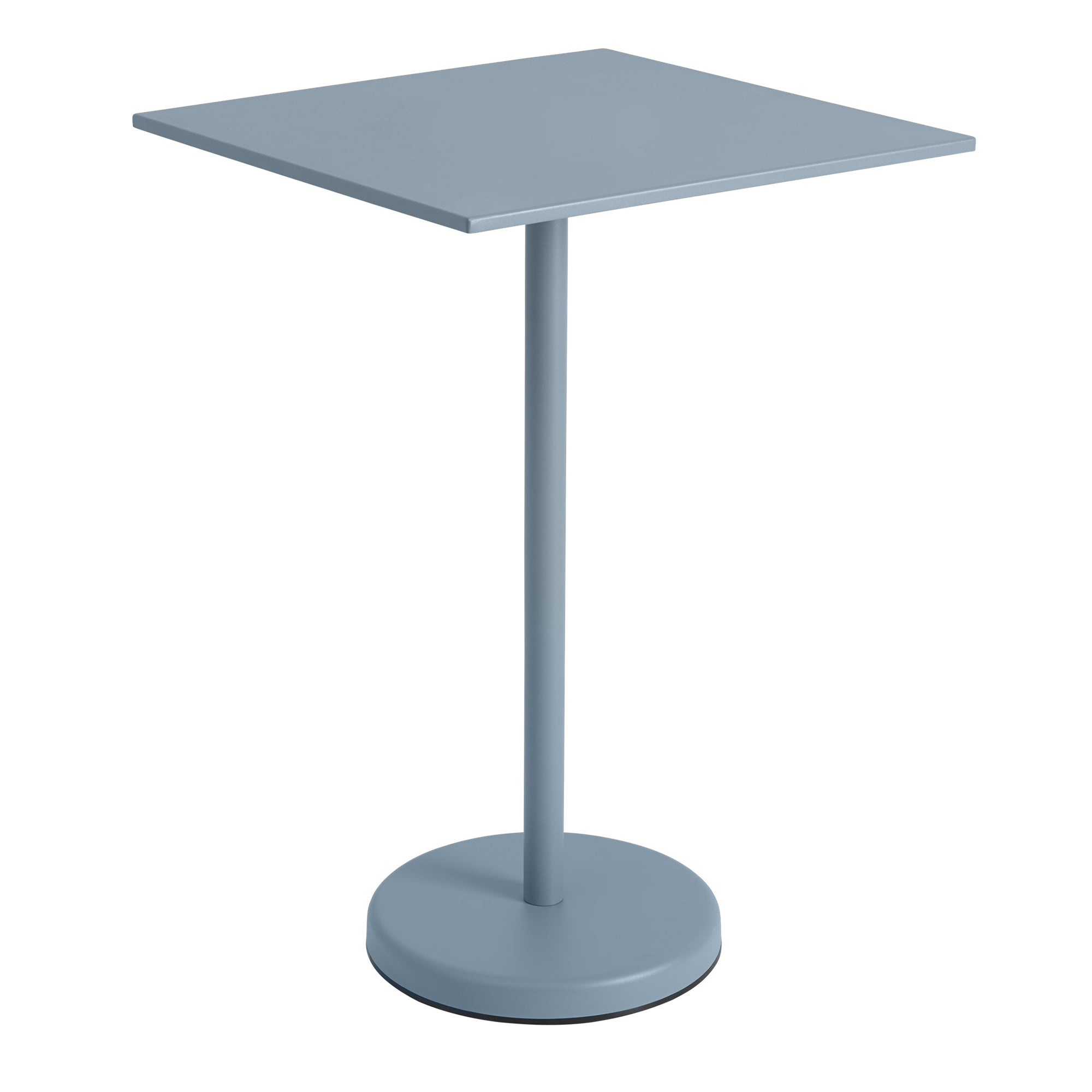 Muuto - Linear Steel Bistrotisch | 70 x 70 cm, H 105 cm / pale blue