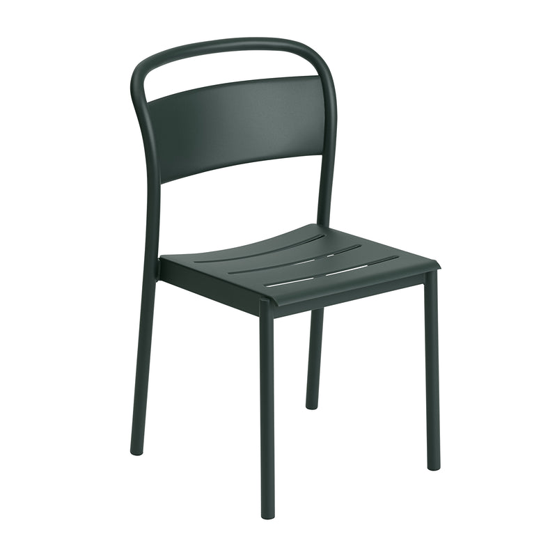 Muuto - Linear Steel Side Chair | dunkelgrün