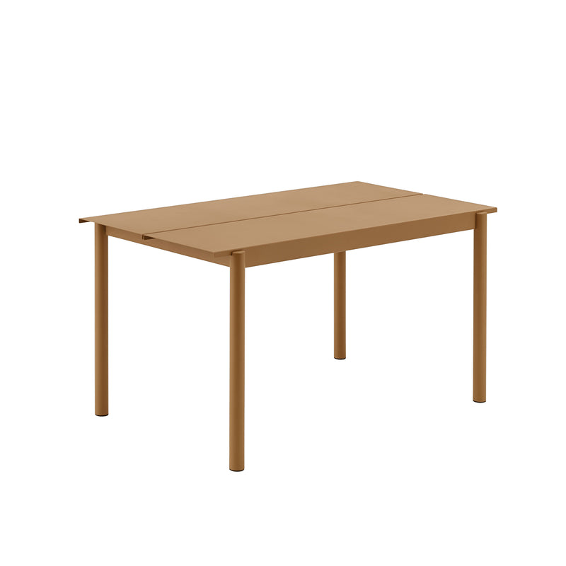 Muuto - Linear Steel Tisch | 140 x 75 cm / orange
