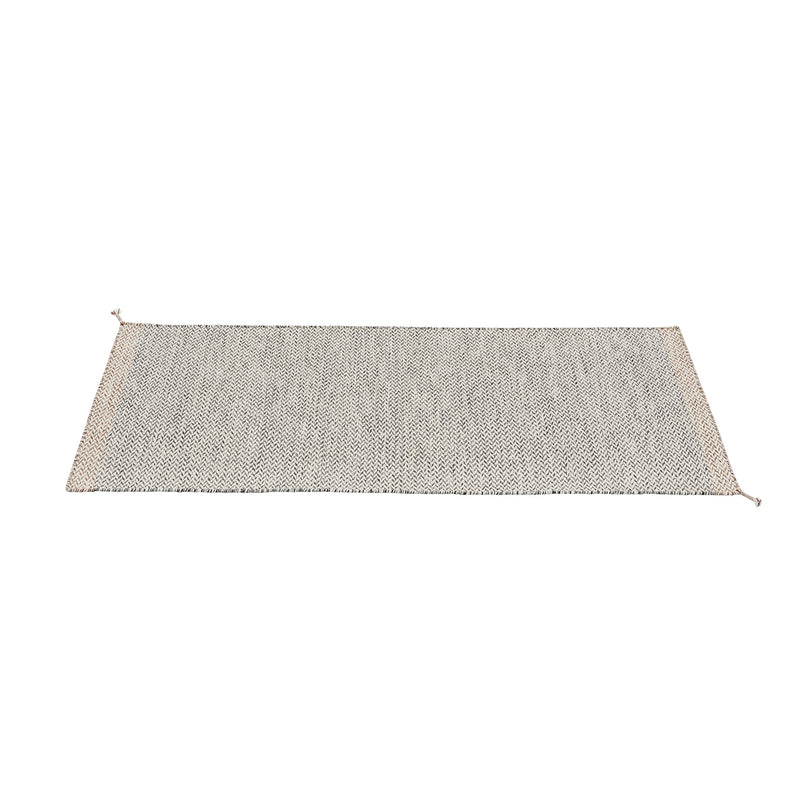 Muuto - Ply Outdoor Rug | 80 x 200 cm / schwarz/weiß