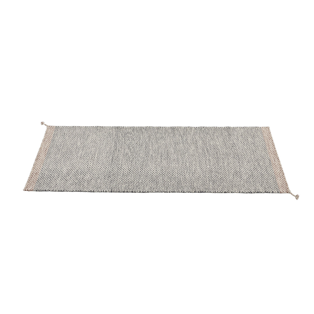 Muuto - Ply Rug | 80 x 200 cm / schwarz/weiß