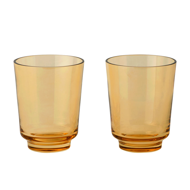 Muuto - Raise Trinkglas 2er-Set | 30 cl / orange