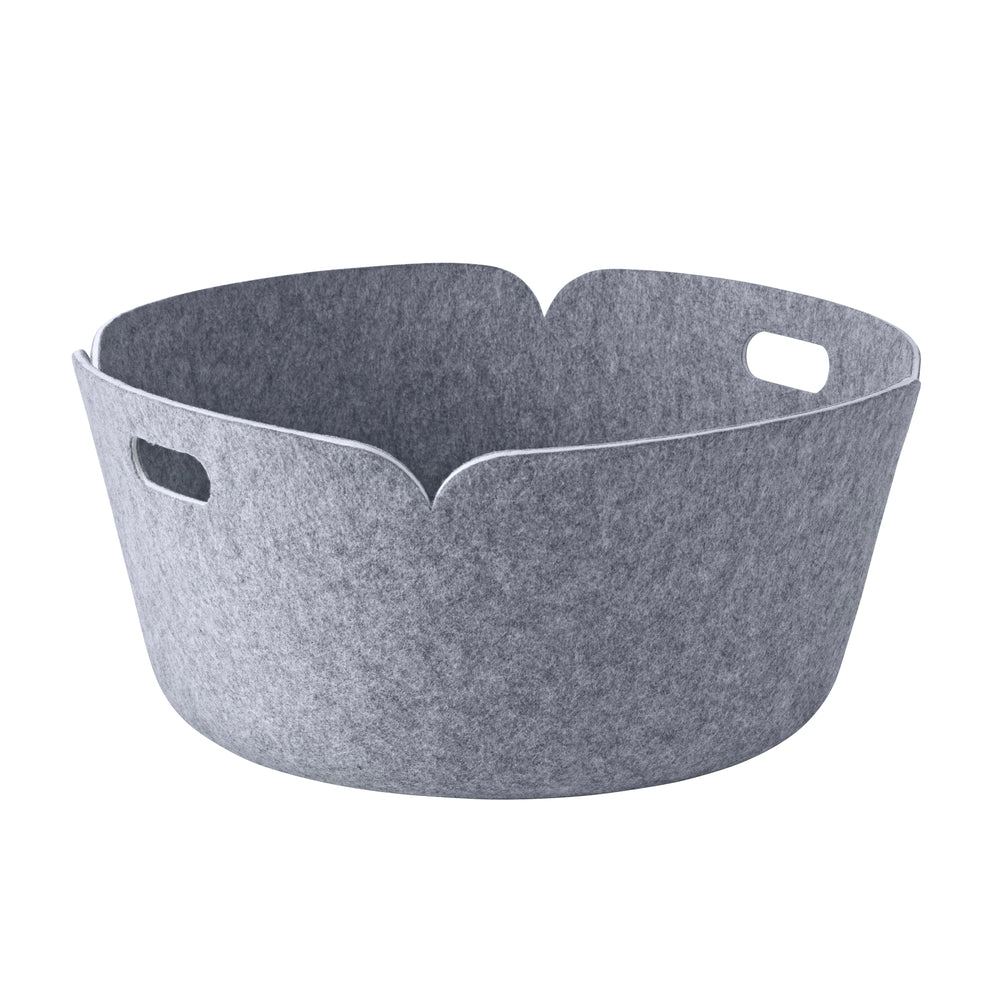 Muuto - Restore Runder Aufbewahrungskorb | grau