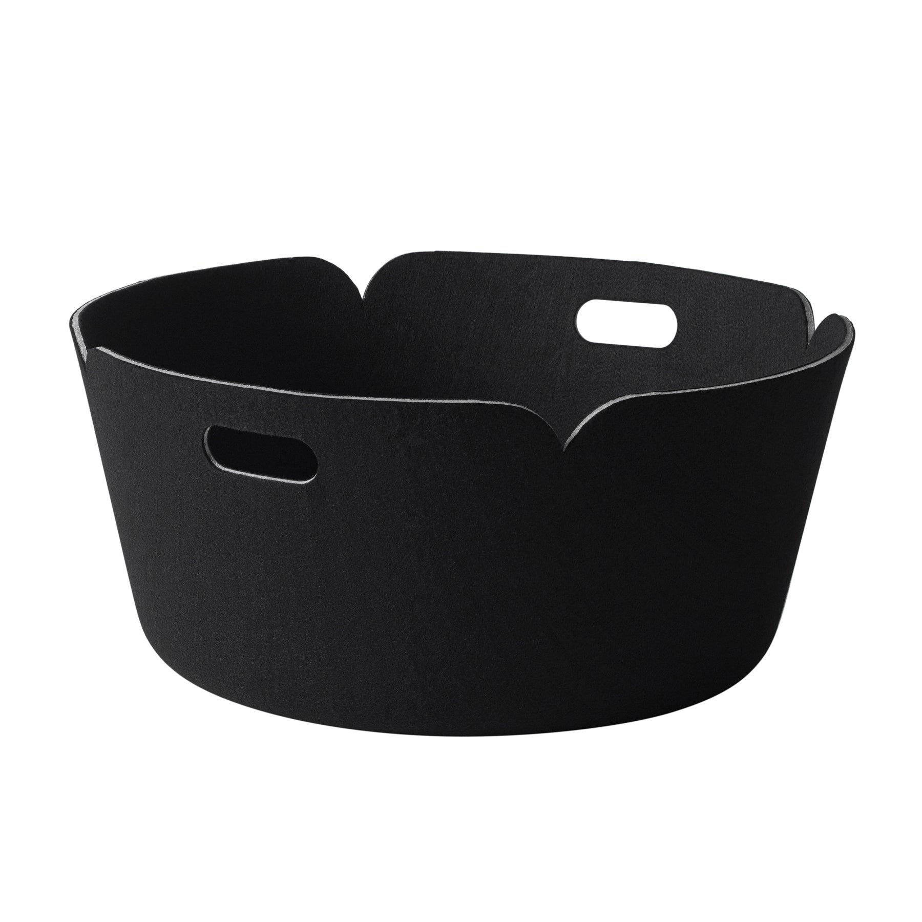 Muuto - Restore Runder Aufbewahrungskorb | schwarz