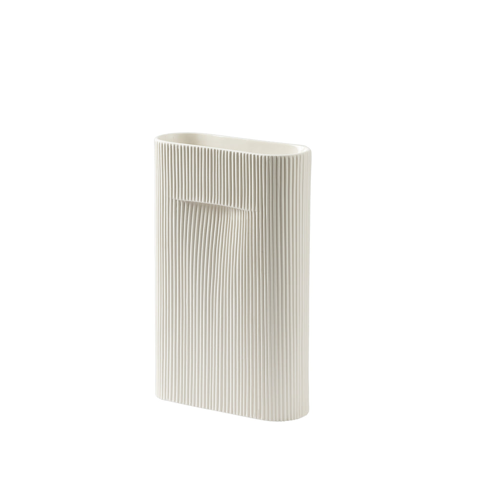 Muuto - Ridge Vase | H 35 cm / off-white