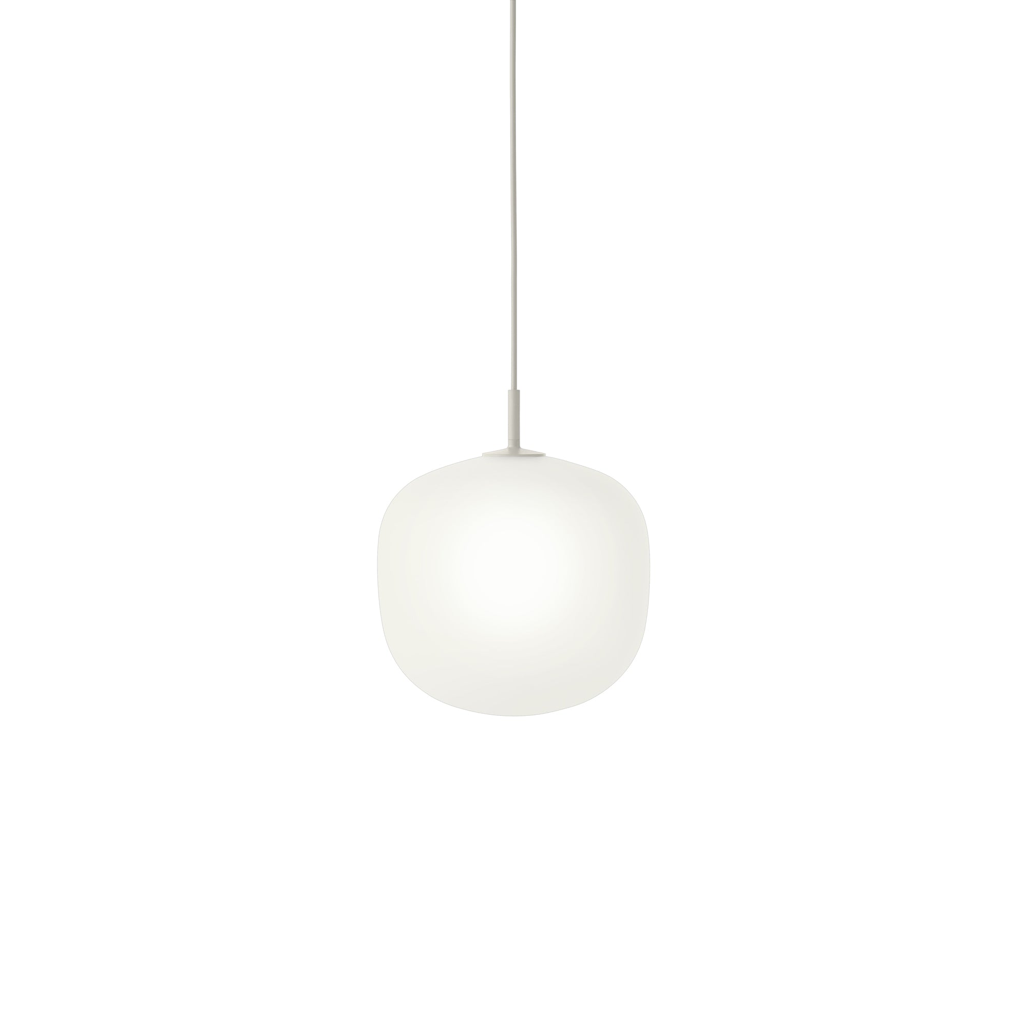 Muuto - Rime Pendelleuchte | Ø 25 cm / grau