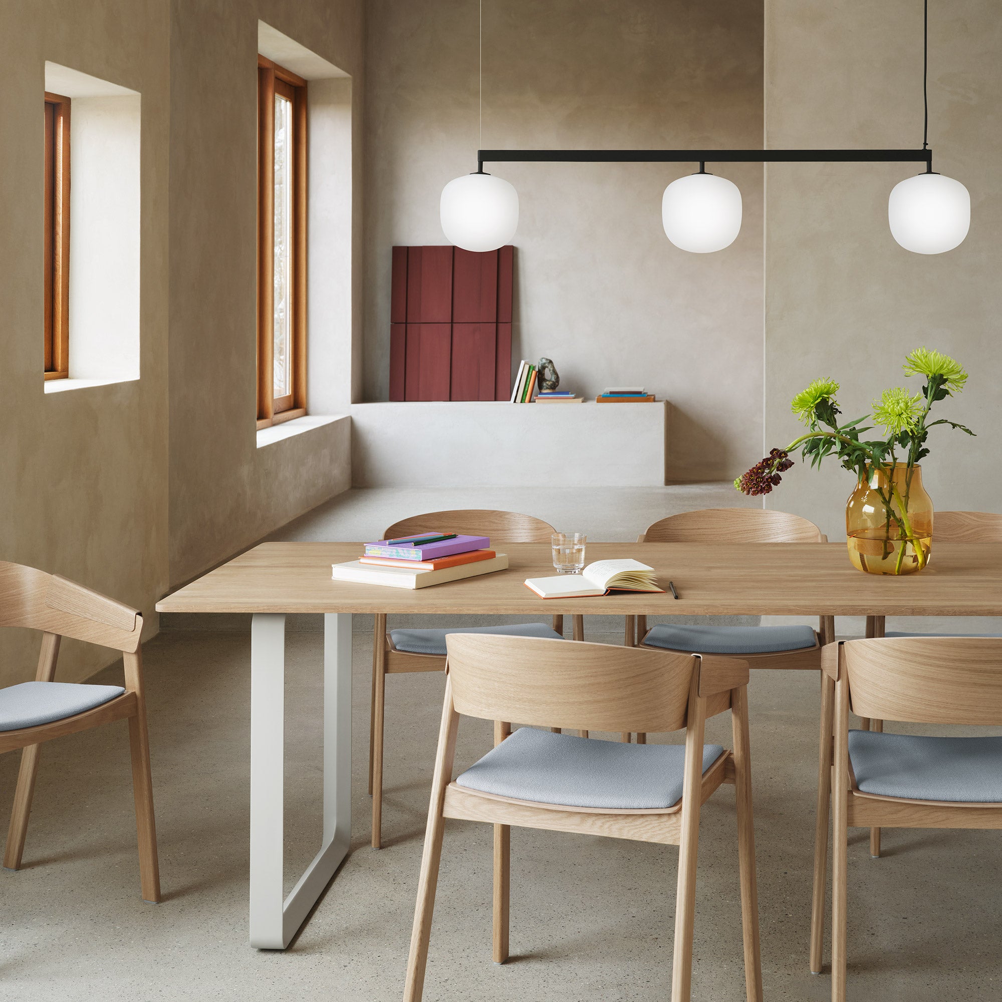 Muuto - Rime Rail Pendelleuchte | schwarz