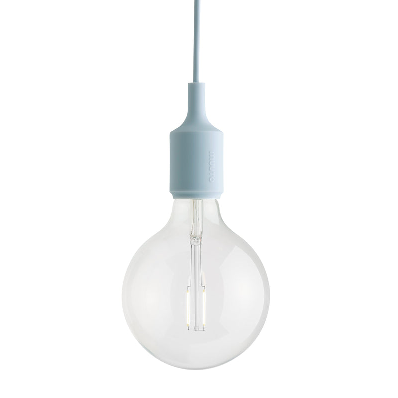 Muuto - Pendelleuchte E27-Socket LED | hellblau