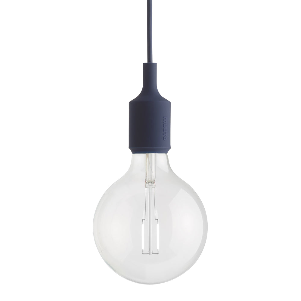 Muuto - Pendelleuchte E27-Socket LED | mitternachtsblau