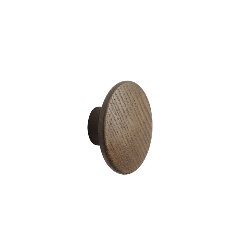 Muuto - Wandhaken "The Dots Wood"  | XS / dunkelbraun