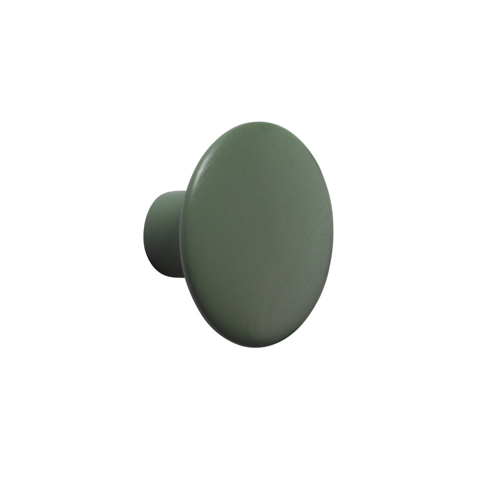 Muuto - Wandhaken "The Dots Wood"  | S / schlammgrün