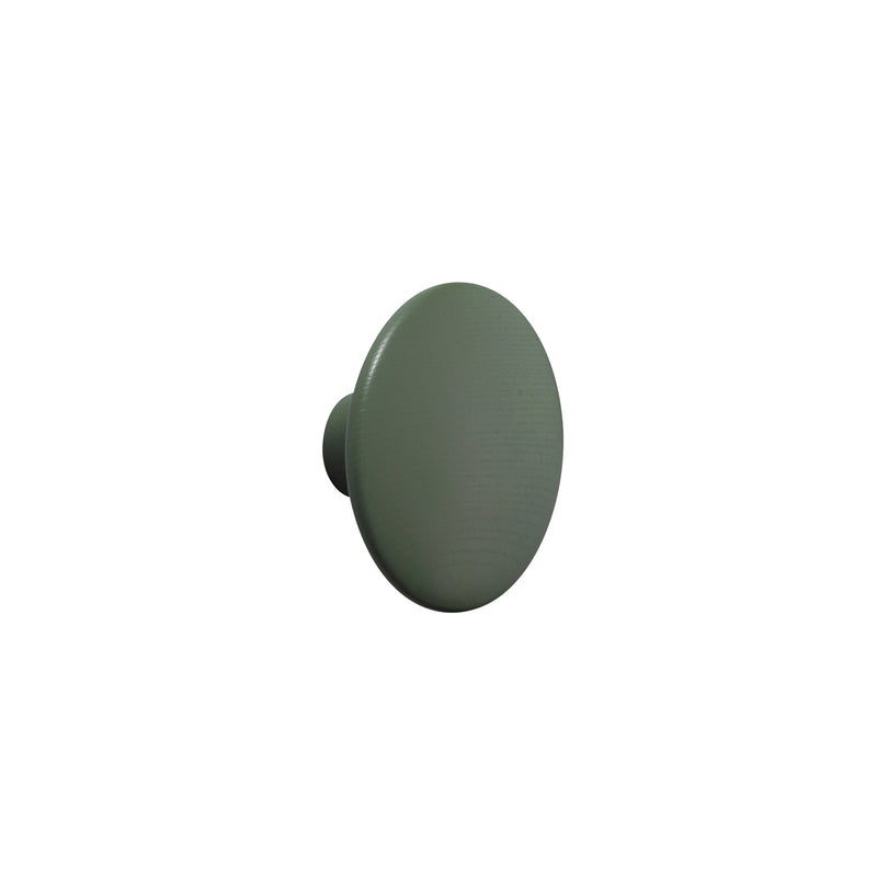 Muuto - Wandhaken "The Dots Wood"  | XS / dunkelgrün