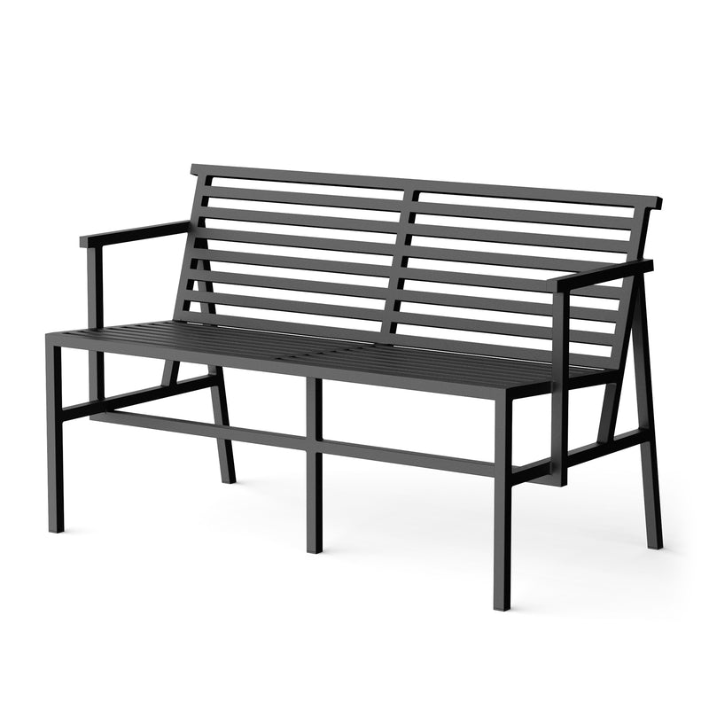 NINE - 19 Outdoors Dining Gartenbank | schwarz