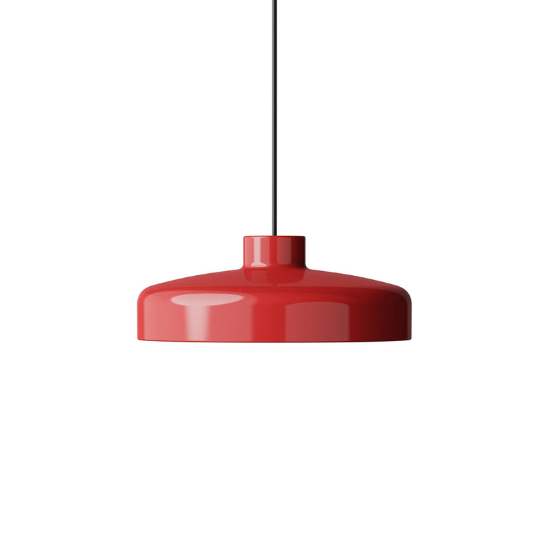 NINE - Lacquer LED Pendelleuchte | medium / rot
