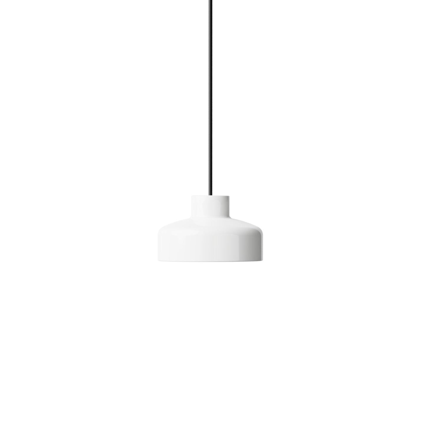 NINE - Lacquer LED Pendelleuchte | Small / grau