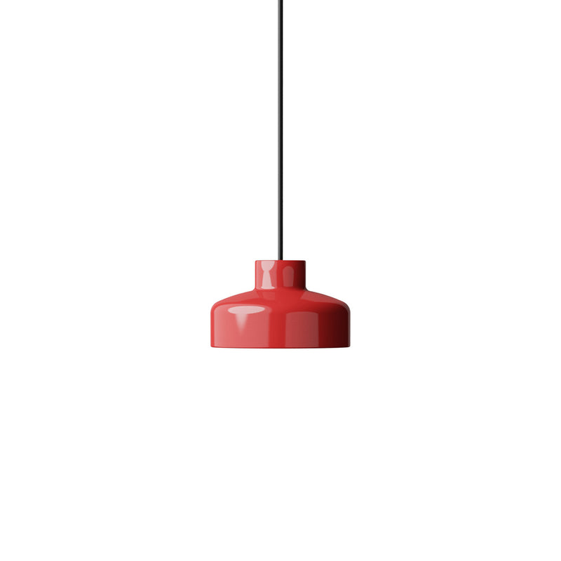 NINE - Lacquer LED Pendelleuchte | Small / rot