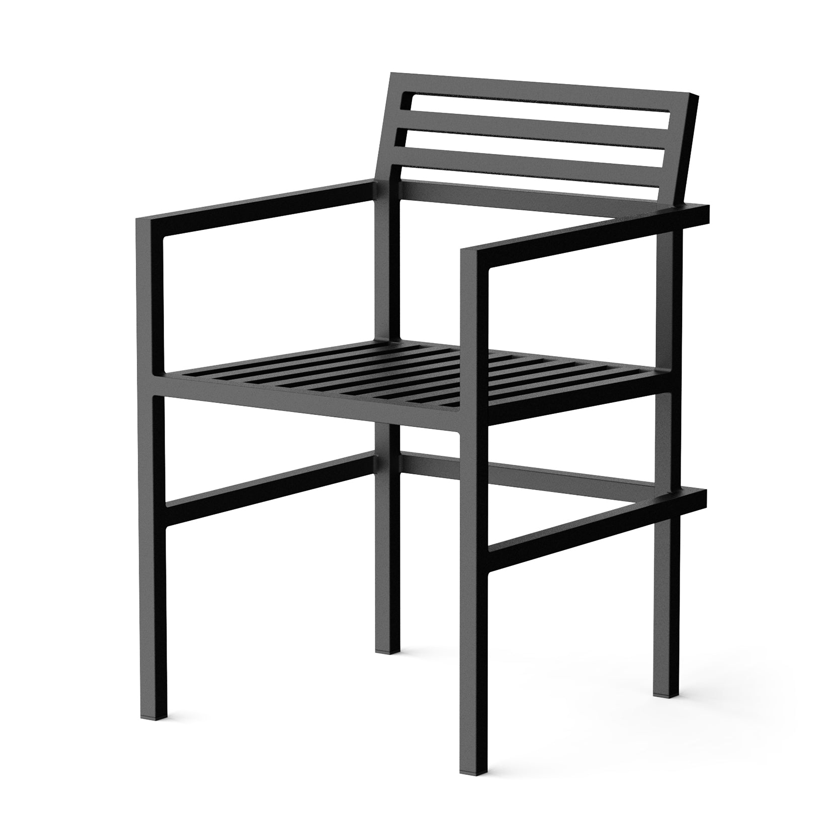 NINE - 19 Outdoors Dining Armchair | schwarz