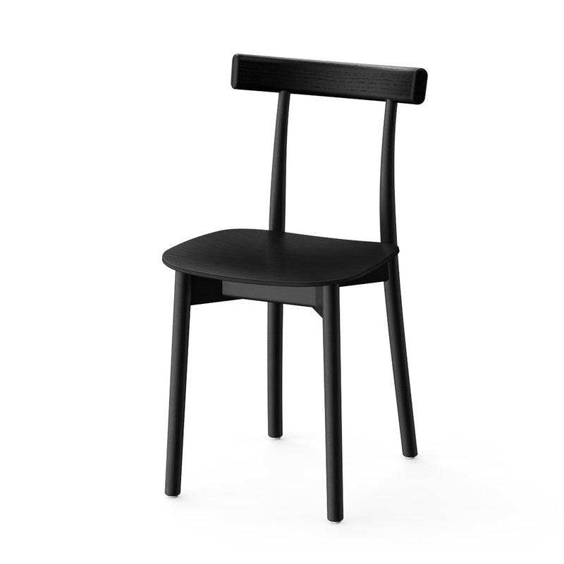 NINE - Skinny Wooden Chair | schwarz