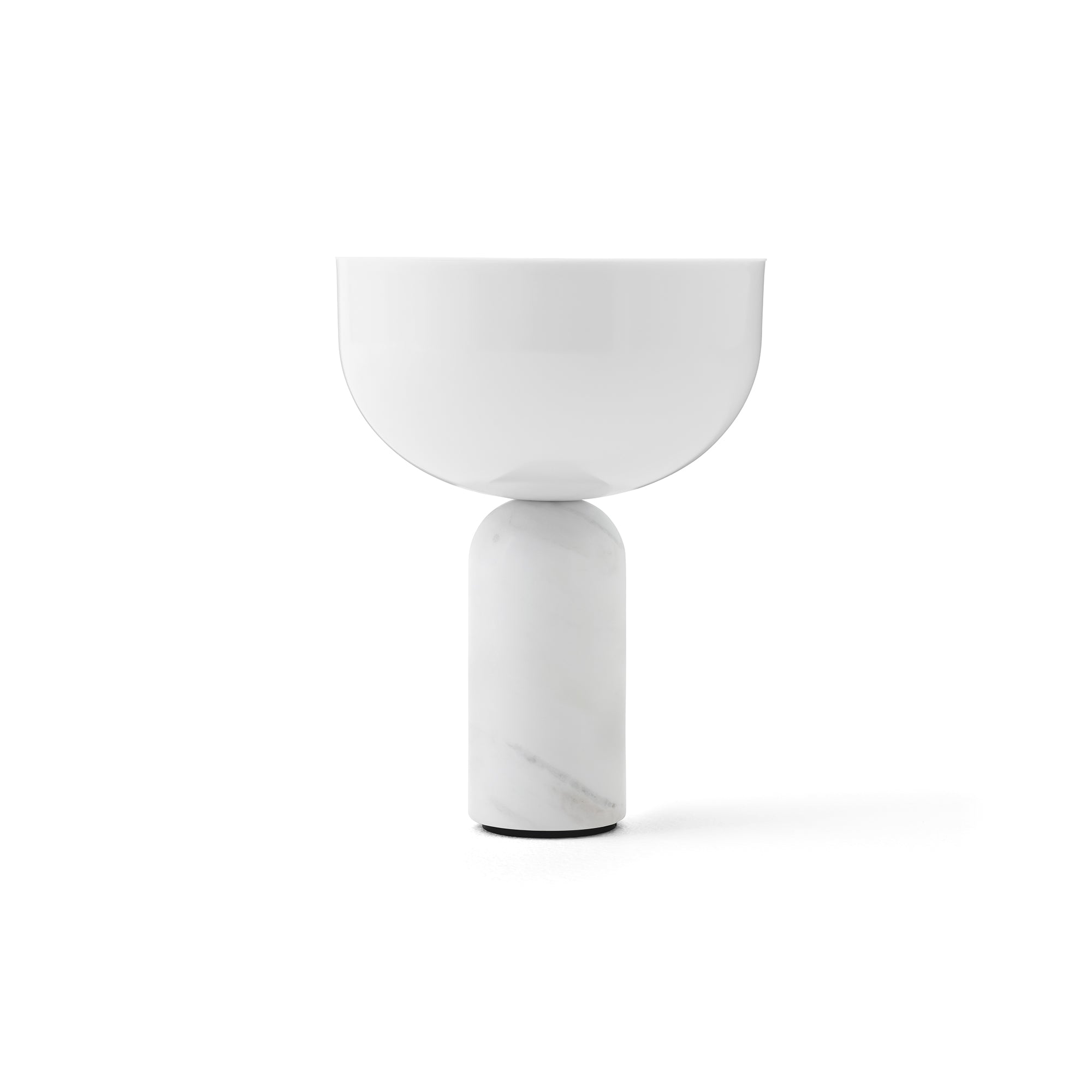 New Works - Kizu Portable LED Tischleuchte | Marmor weiß