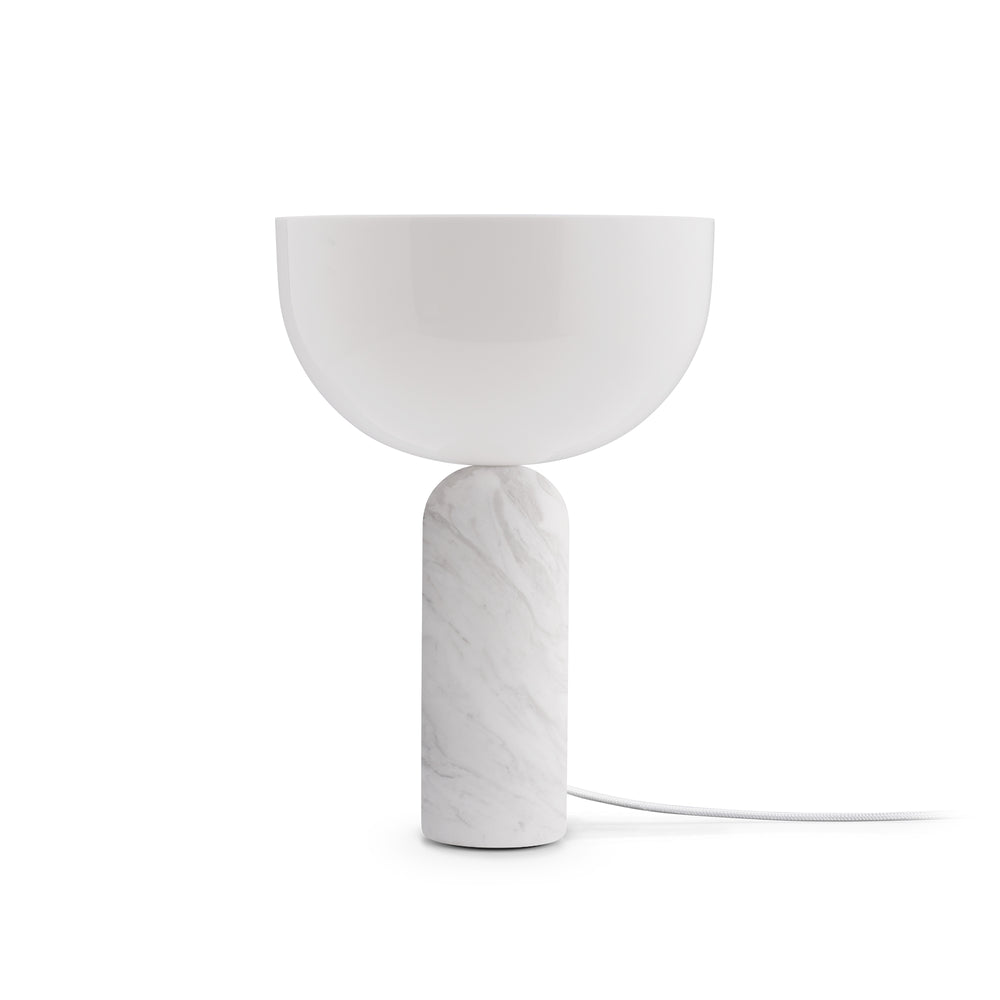 New Works - Kizu Tischleuchte | Marmor weiß / small