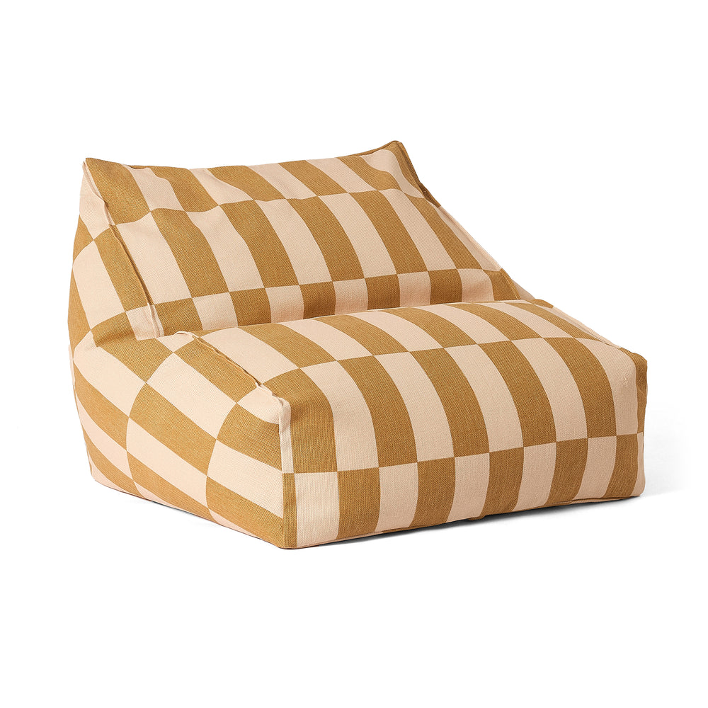 Nobodinoz - Vibes Sitzsack | L 74 x H 40 cm / senf/sand