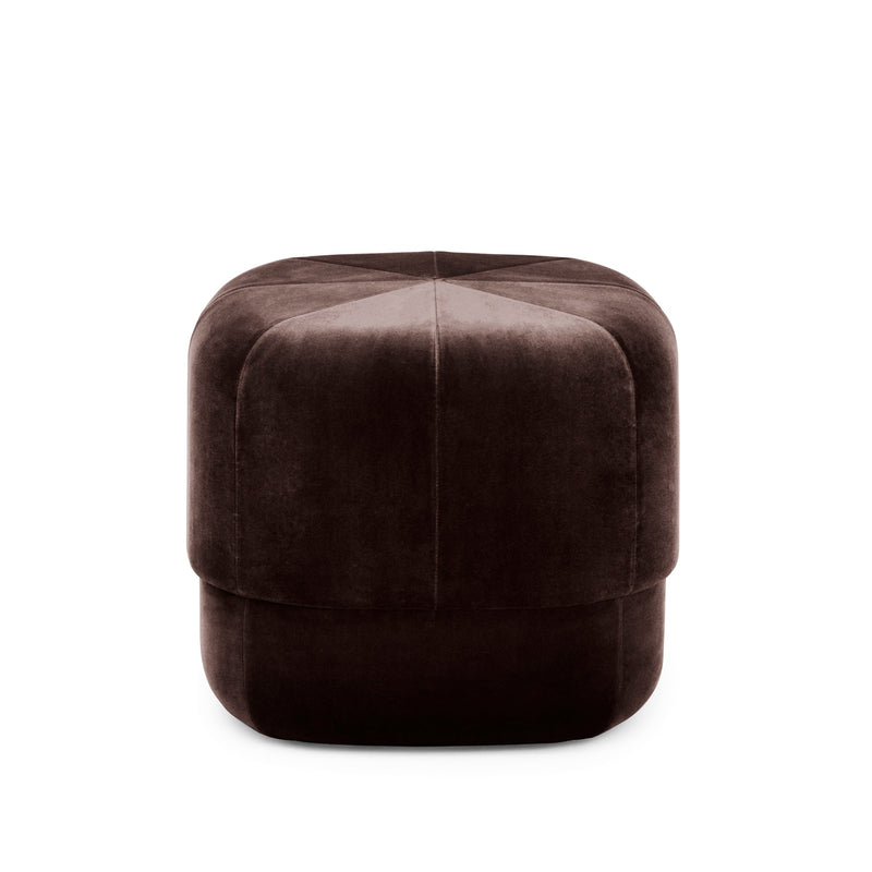 Normann Copenhagen - Circus Pouf klein | Velour coffee
