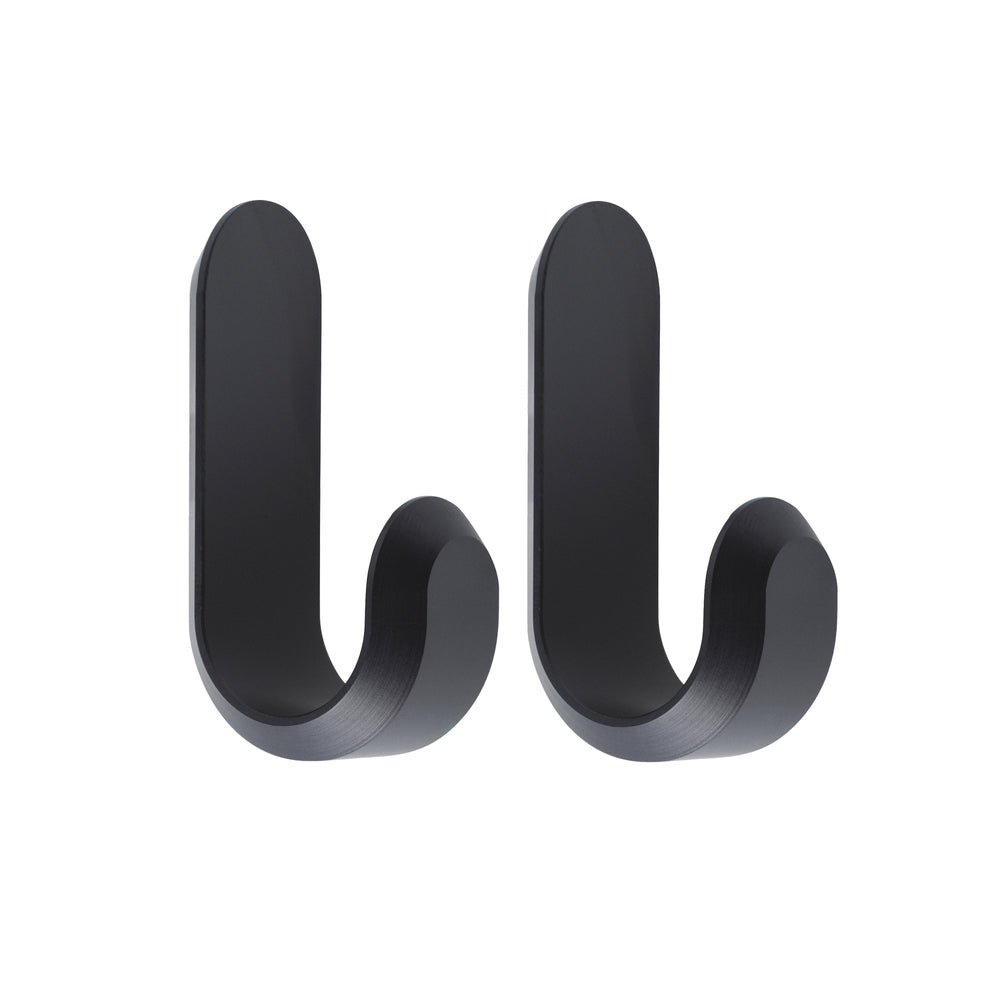Normann Copenhagen - Curve Wandhaken Mini | matt schwarz