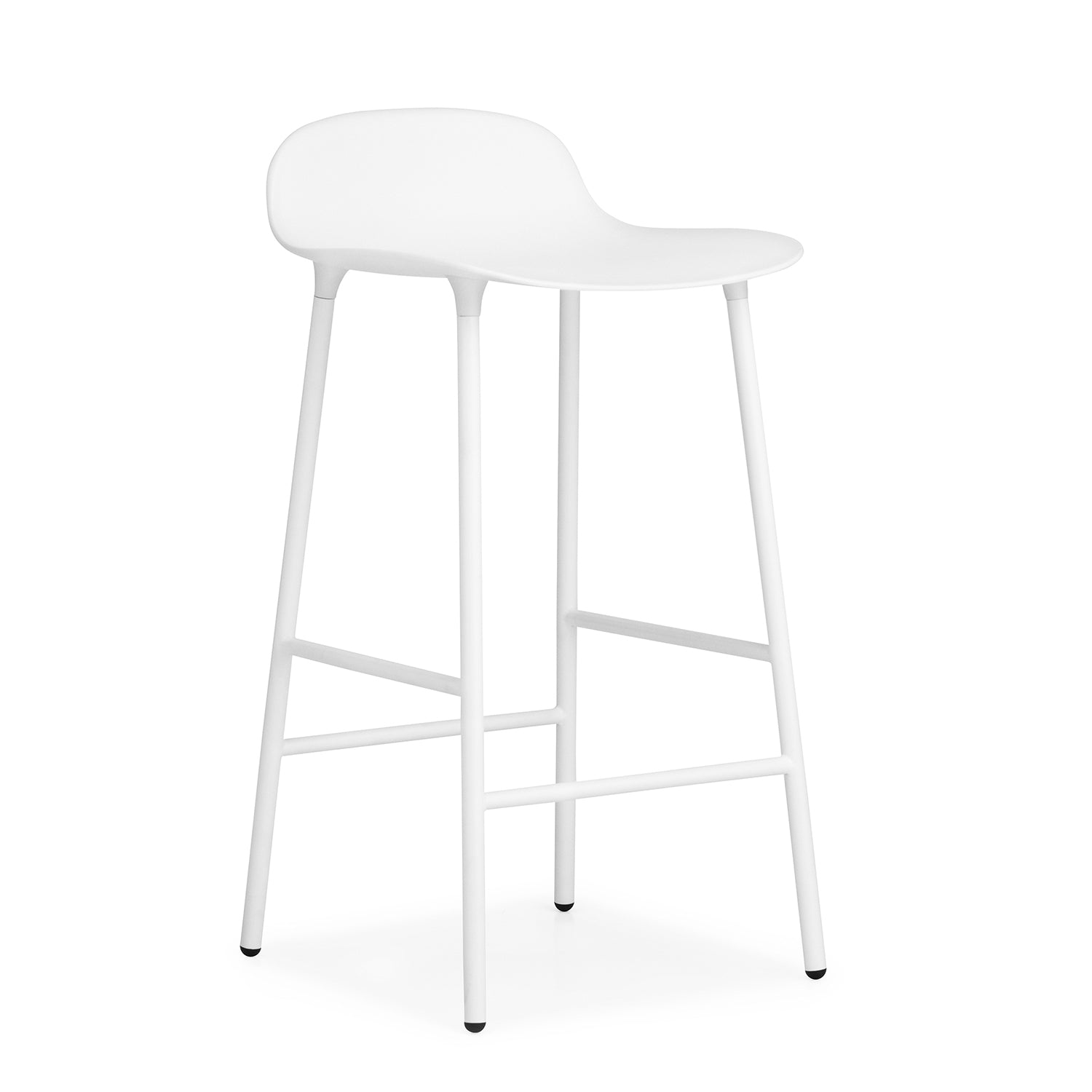 Normann Copenhagen - Form Barhocker 65 (Stahl) | weiß
