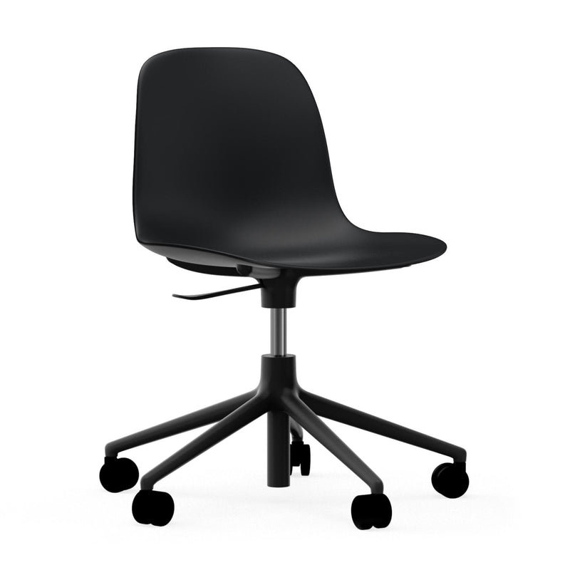 Normann Copenhagen - Form Bürodrehstuhl | schwarz / aluminium schwarz