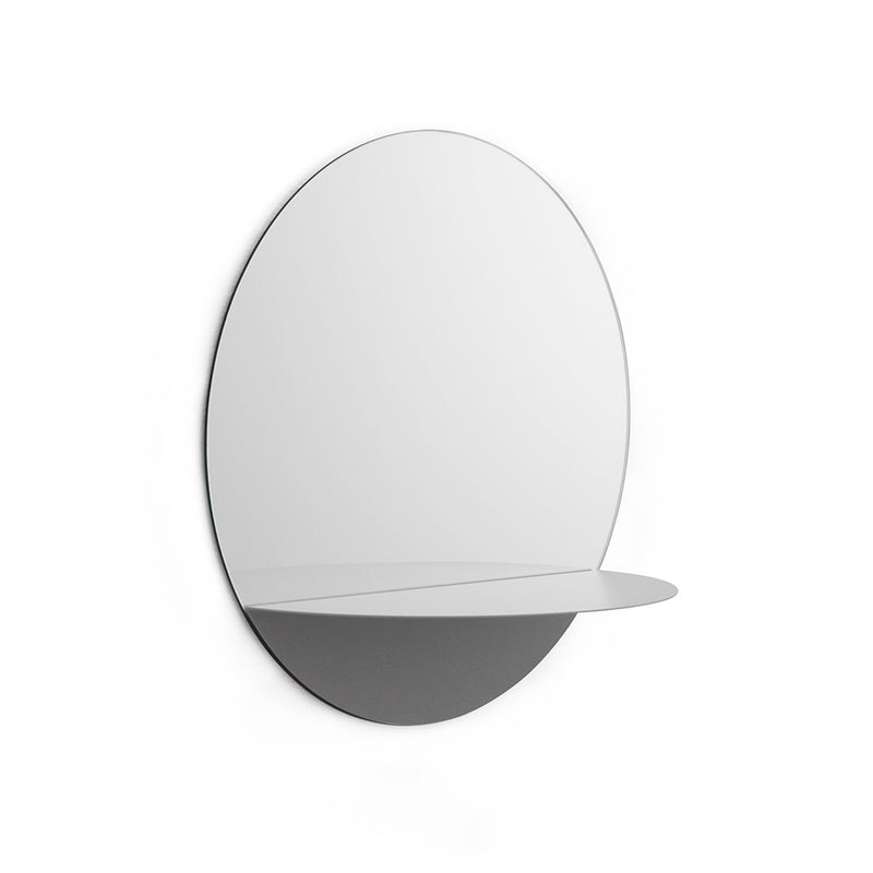 Normann Copenhagen - Horizon Spiegel rund | rund / grau