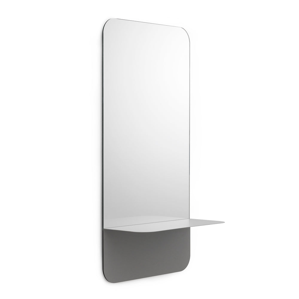 Normann Copenhagen - Horizon Spiegel rund | vertikal / grau