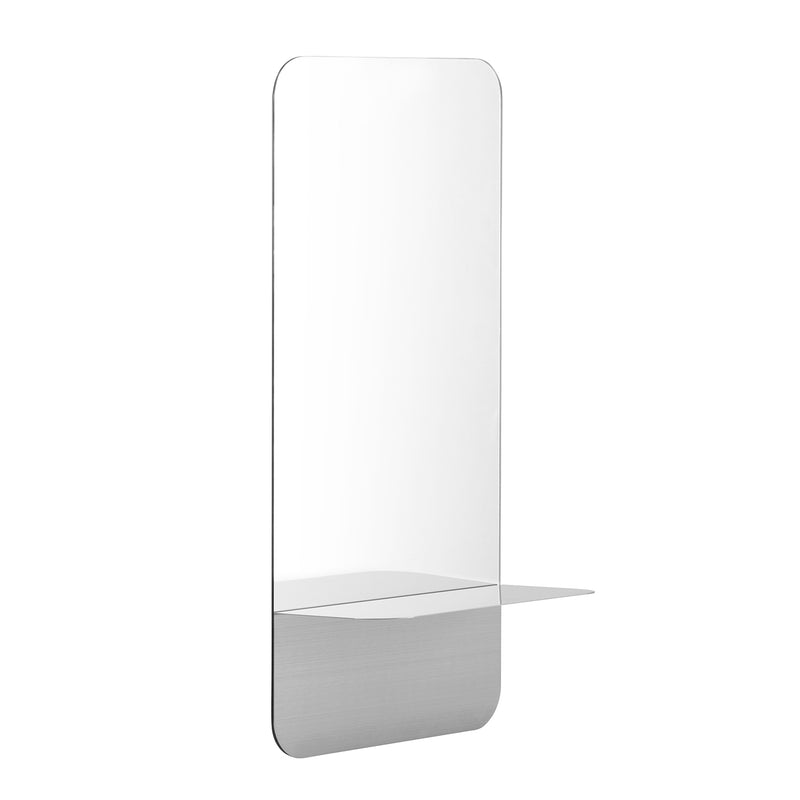 Normann Copenhagen - Horizon Spiegel rund | vertikal / edelstahl