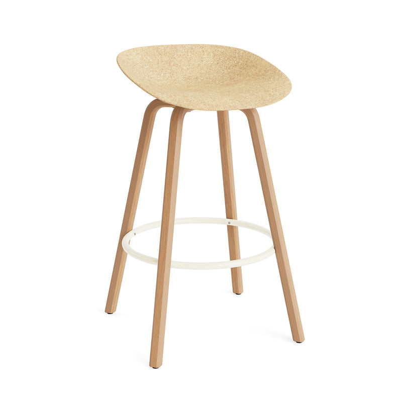 Normann Copenhagen - Mat Barhocker | Fußstütze cream / H 75 cm / hemp