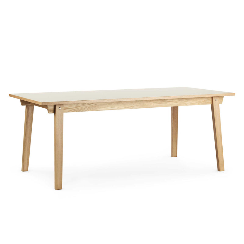 Normann Copenhagen - Slice Tisch Linoleum 84 x 160 cm | 
