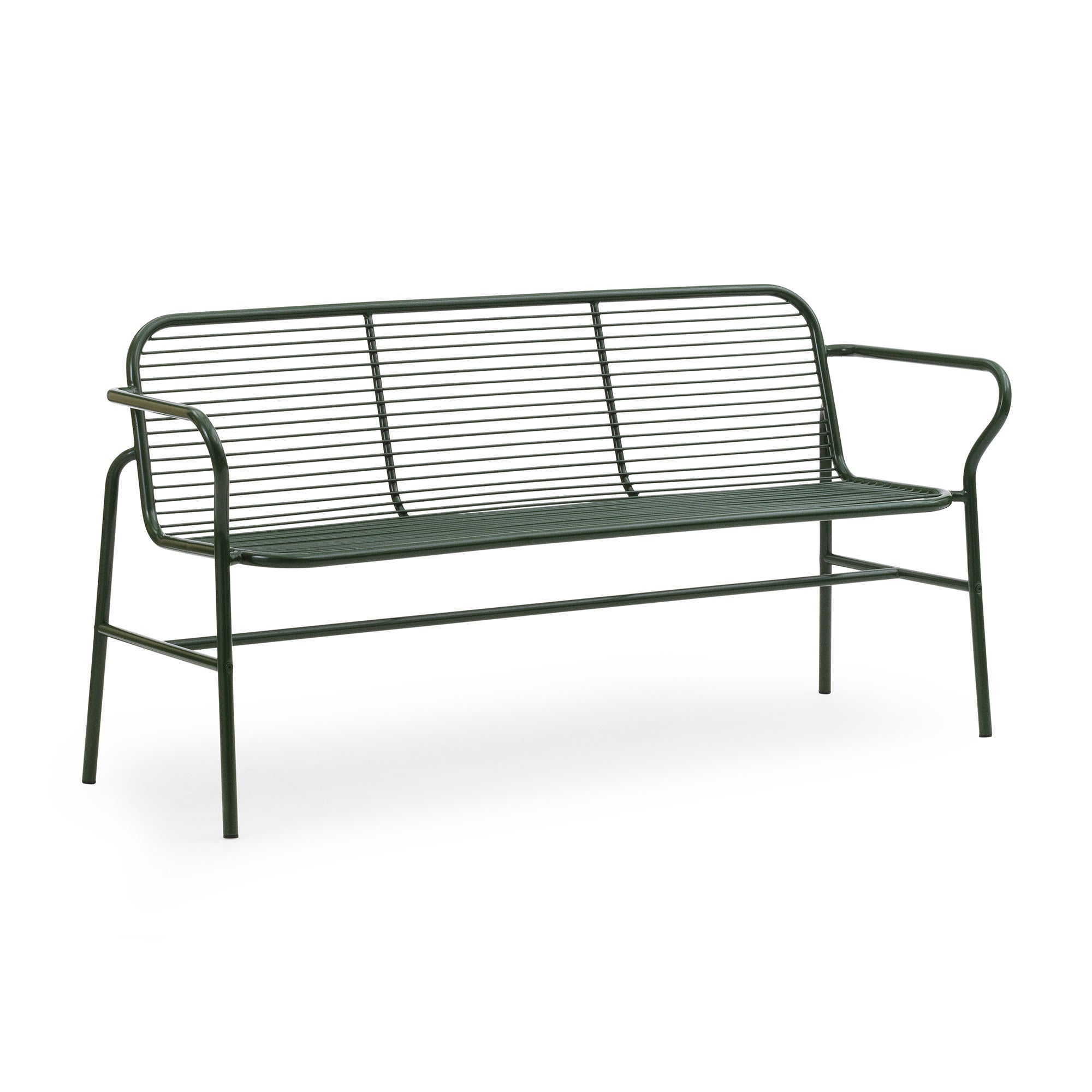 Normann Copenhagen - Vig Dining Bench | dunkelgrün