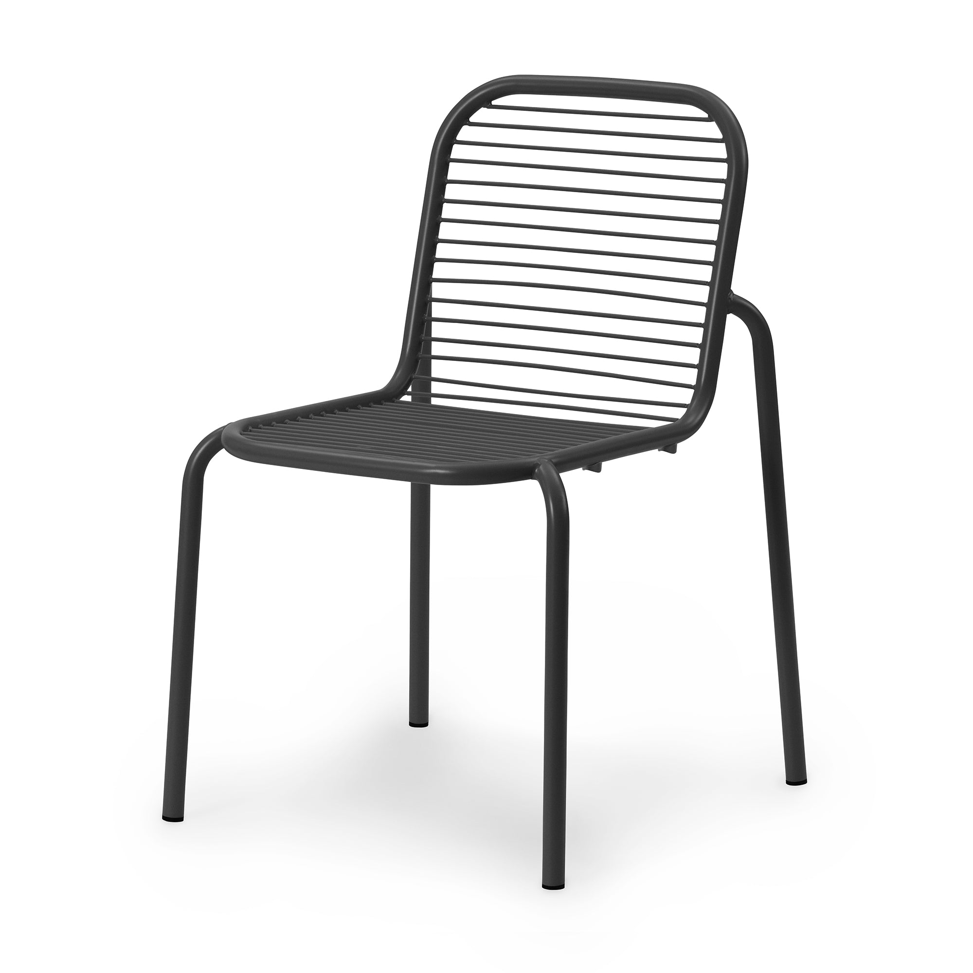 Normann Copenhagen - Vig Outdoor Stuhl | ohne Polster / schwarz