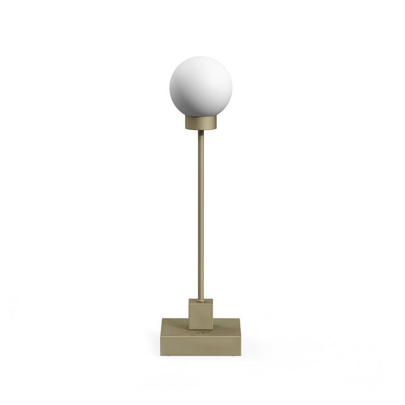 Northern - Snowball LED Tischleuchte mit Akku | graubeige
