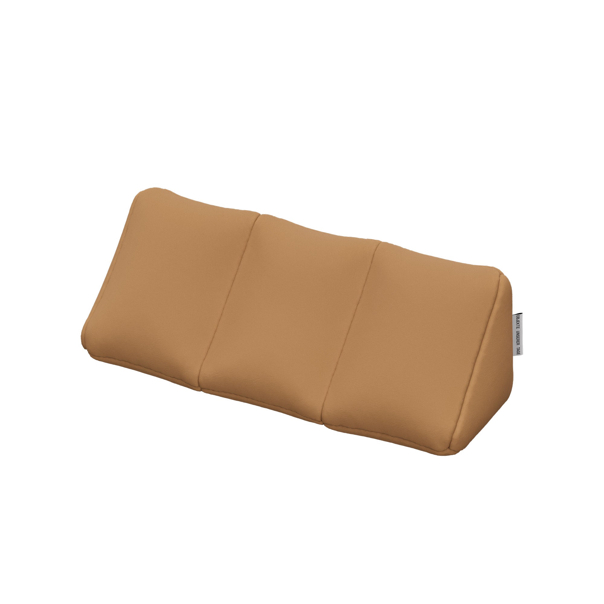 OUT Objekte unserer Tage - Henn Prism Kissen | Kvadrat Haku 0351 (cognac)