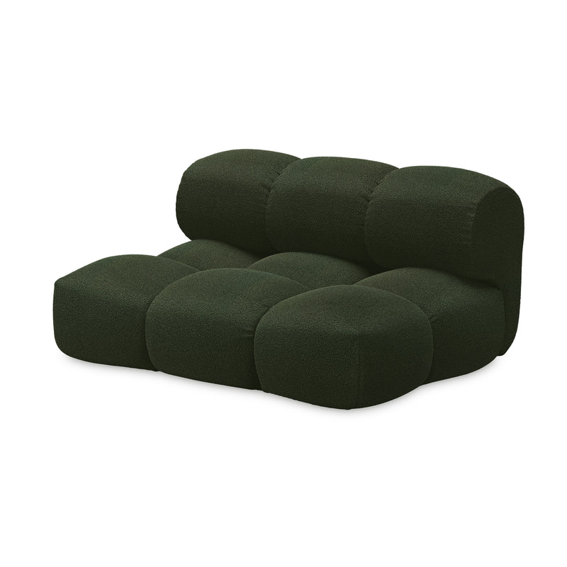 OUT Objekte unserer Tage - Sander Sofa Loveseat | Chivasso Hug Me 032 (moosgrün)
