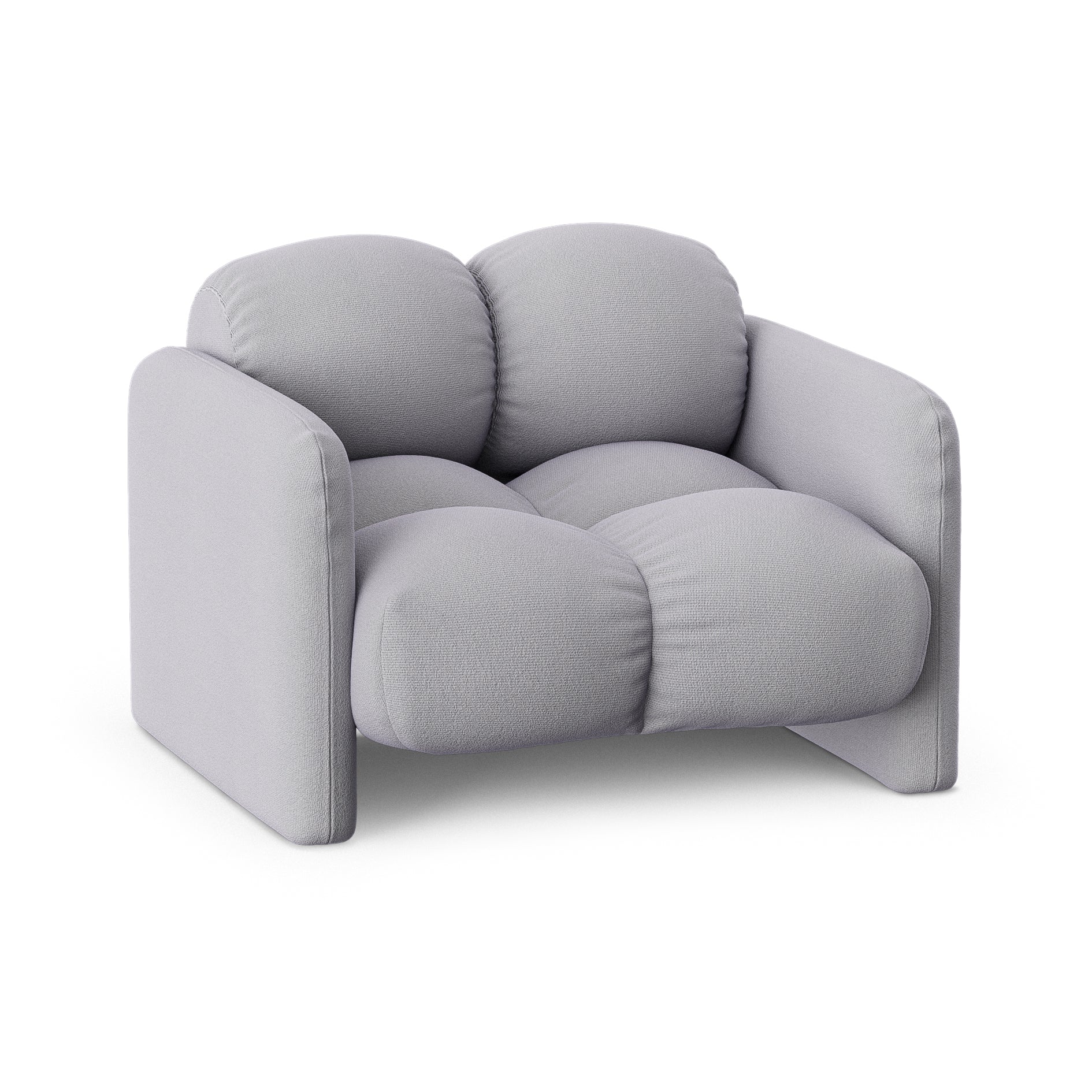 OUT Objekte unserer Tage - Sander Up Sessel | Kvadrat Autumn hellgrau (0101)