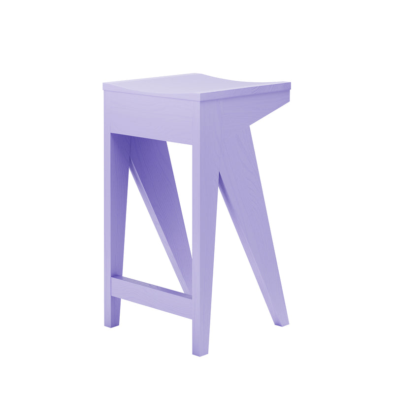 OUT Objekte unserer Tage - Schulz Barhocker | 65 cm / flieder