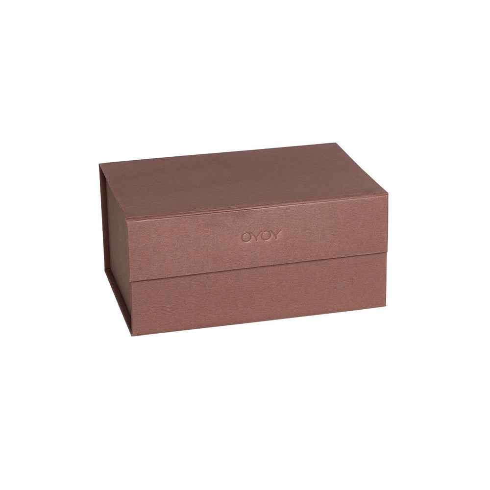 OYOY - Hako Aufbewahrungsbox | 24 x 17 cm / dark caramel