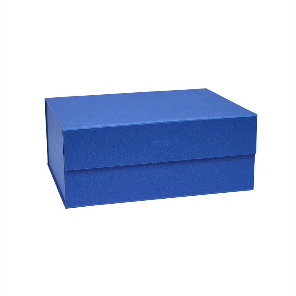 OYOY - Hako Aufbewahrungsbox | 33 x 25 cm / optic blue