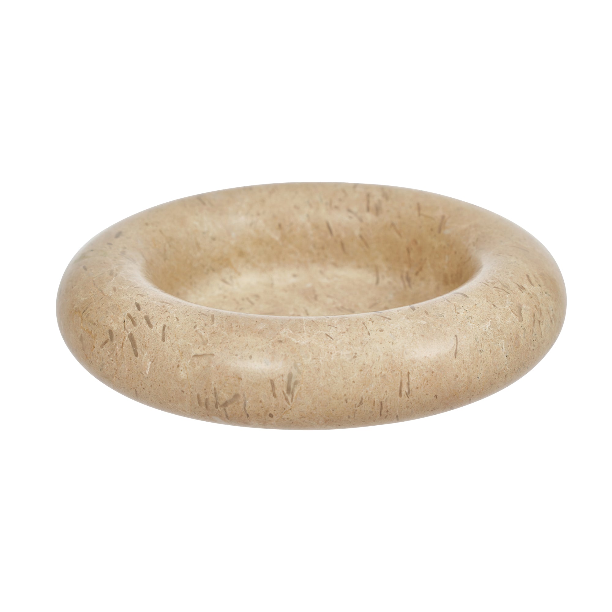 OYOY - Savi Marmor Kerzenständer | Ø 14 cm / beige