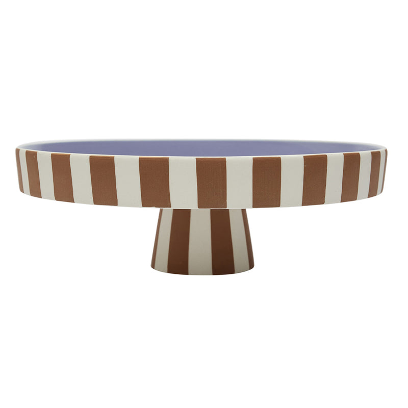 OYOY - Toppu Tablett | Ø 27 x H 9 cm / caramel/lavender