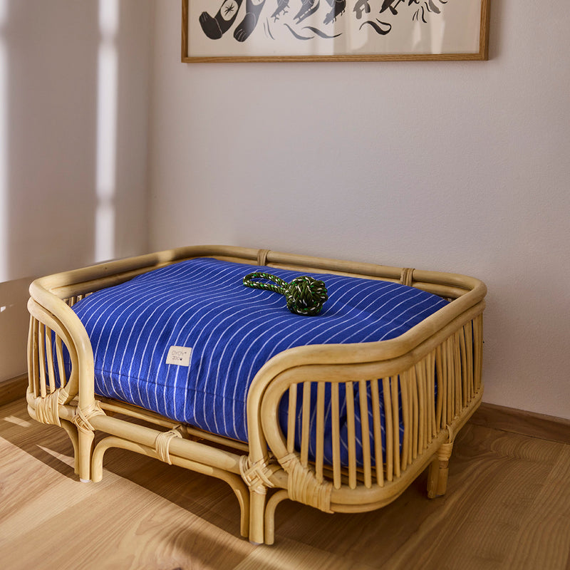 OYOY ZOO - Kyoto Hundekissen | medium / optic blue