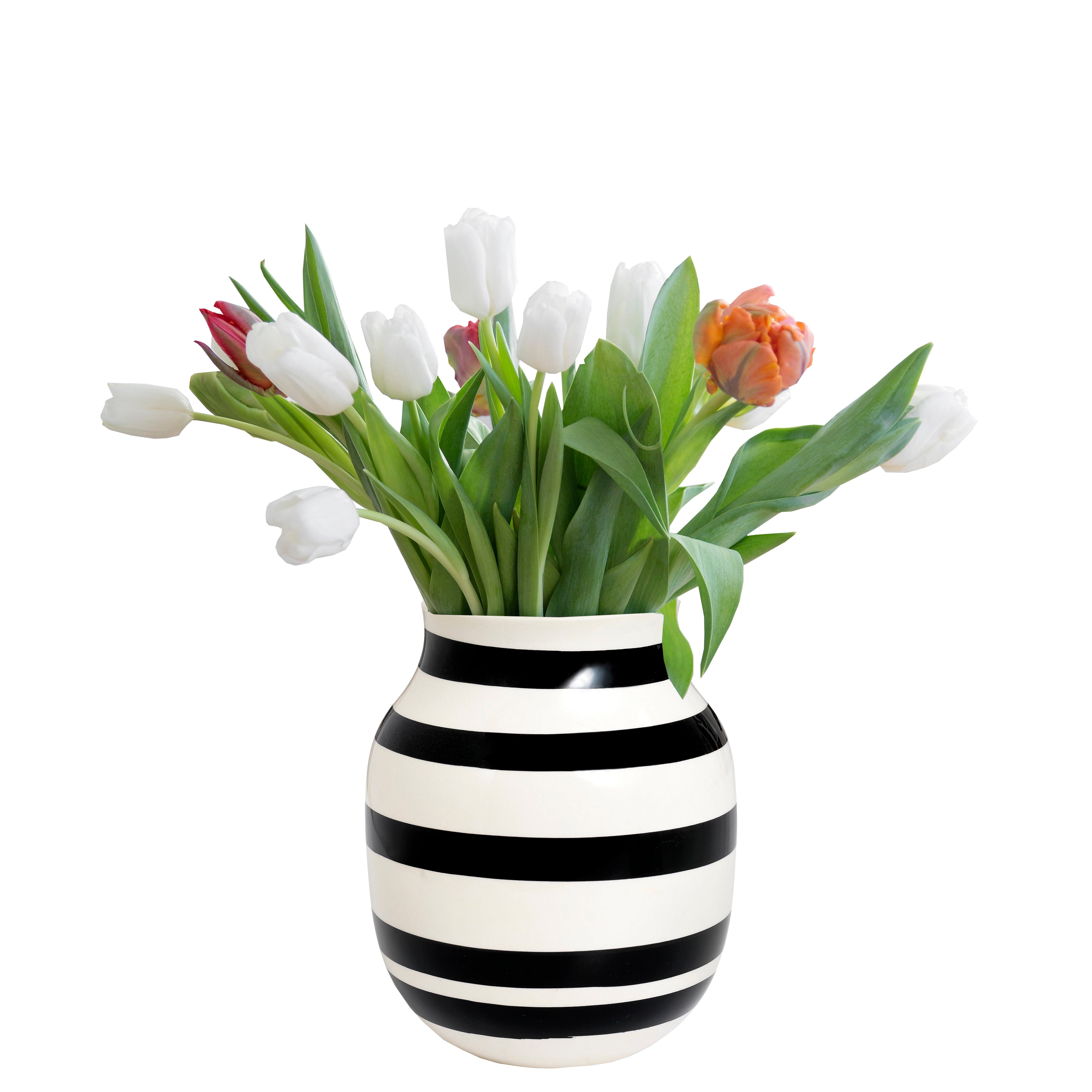 Kähler Design - Omaggio Vase | H 20 cm / schwarz