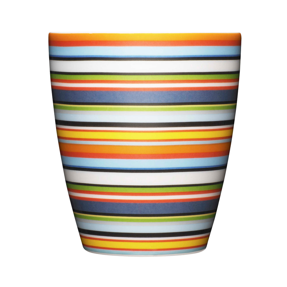 Iittala - Origo Becher gestreift | 0,25 l / orange