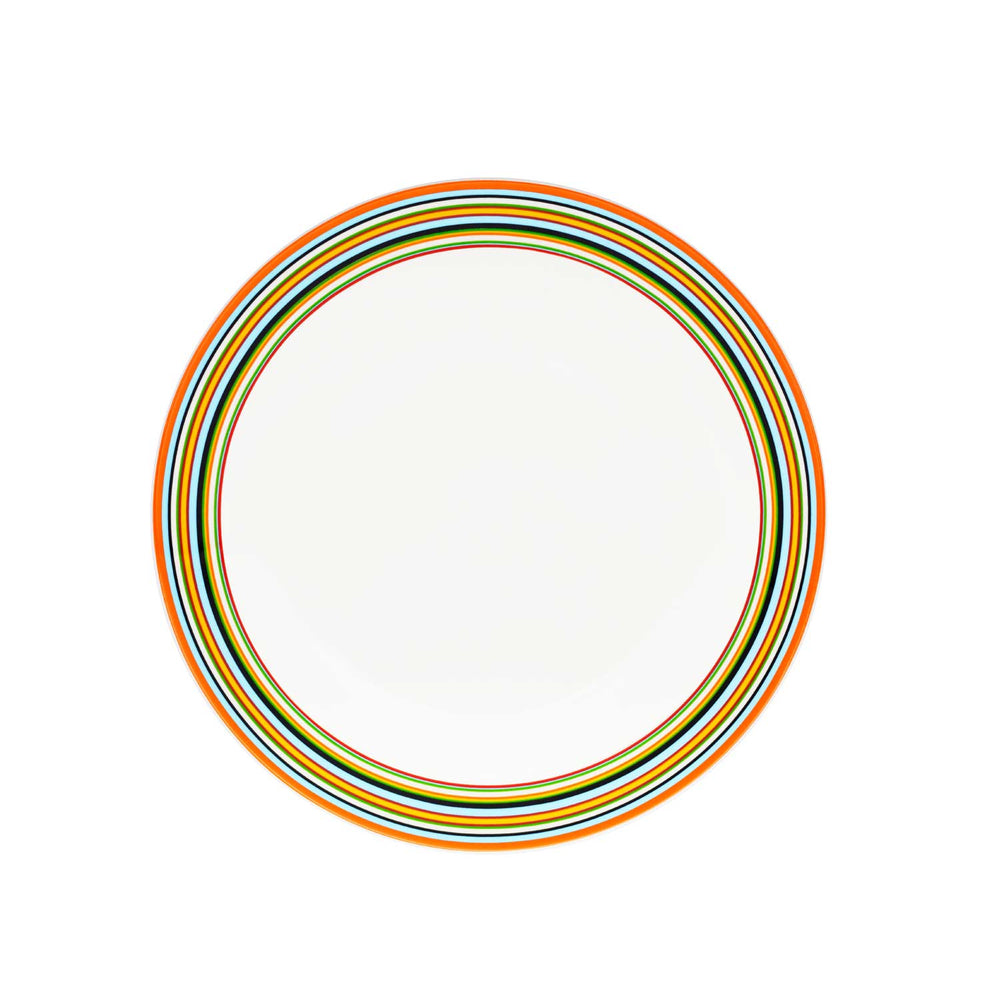 Iittala - Origo Teller gestreift | Ø 26 cm / orange